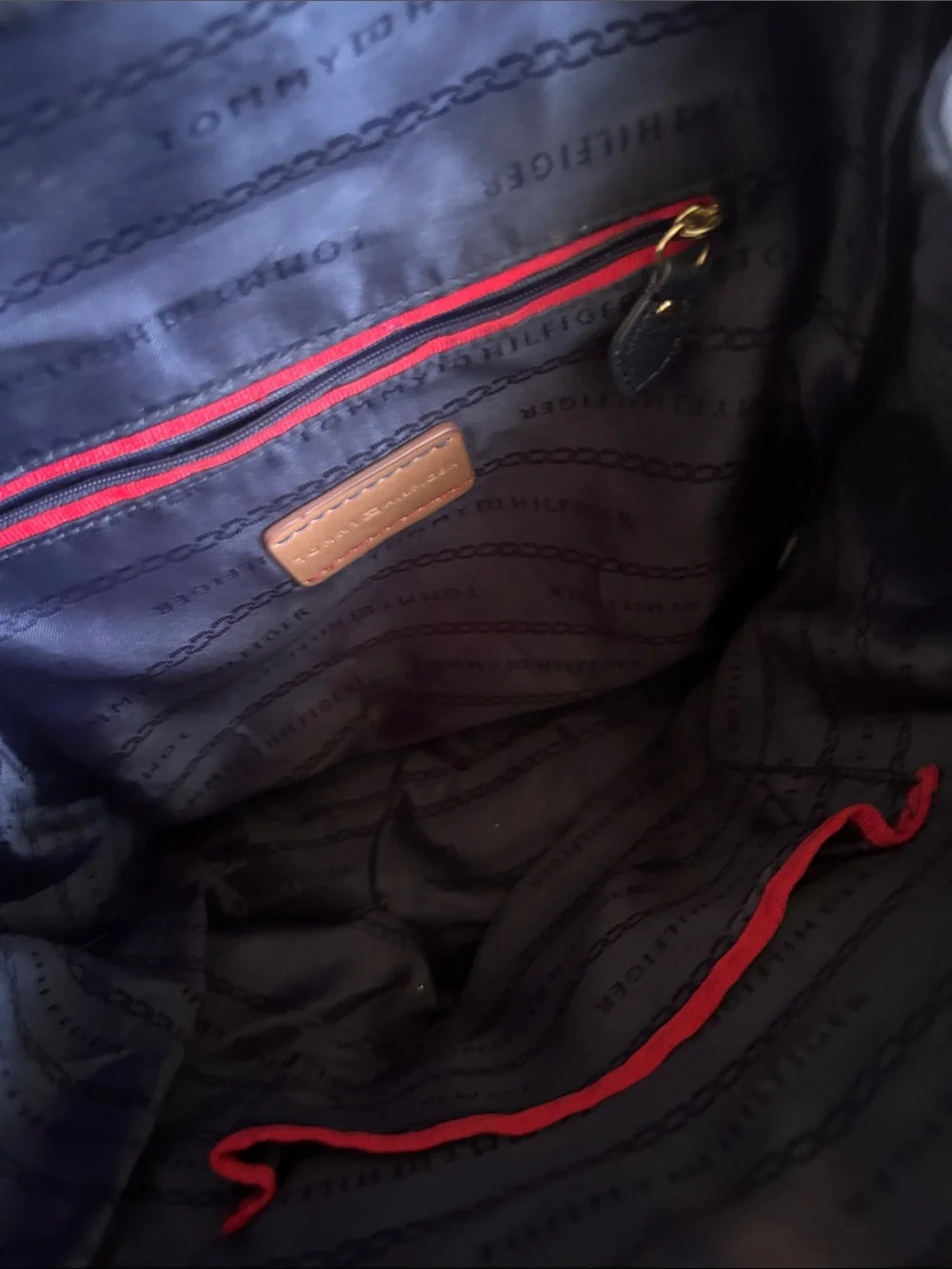 Tommy Hilfiger Navy, White & Red Men’s Backpack